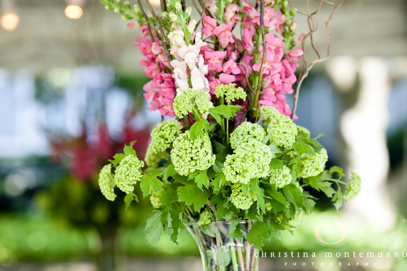 Phipps Wedding Floral Centerpiece Snapdragons Outdoor Garden