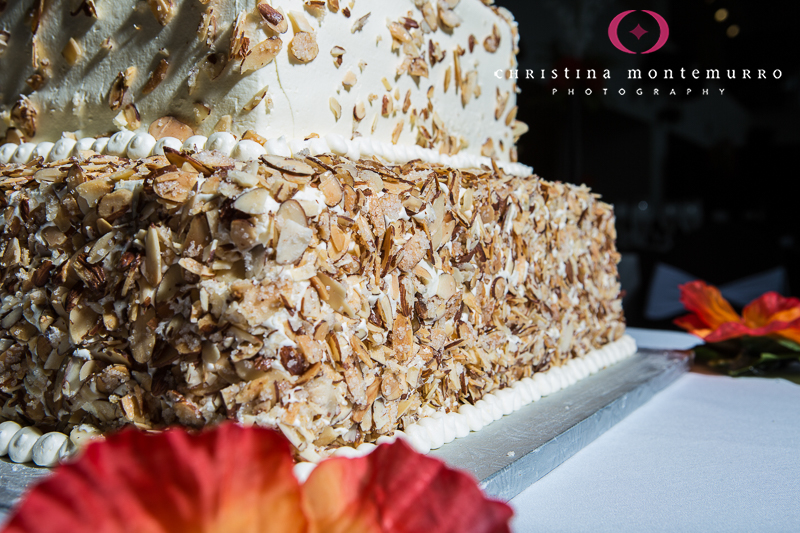 Detail on burnt almond torte, Prantl's Bakery Pittsburgh