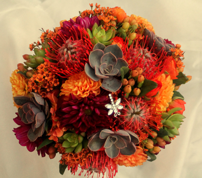 Dragonfly Fall Bouquet