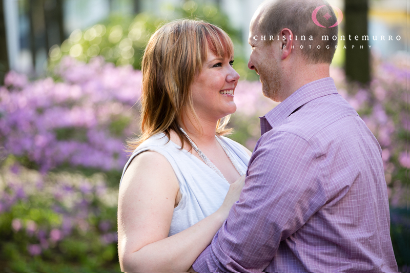 Rebekah Matt Downtown Pittsburgh Spring Engagement Photos