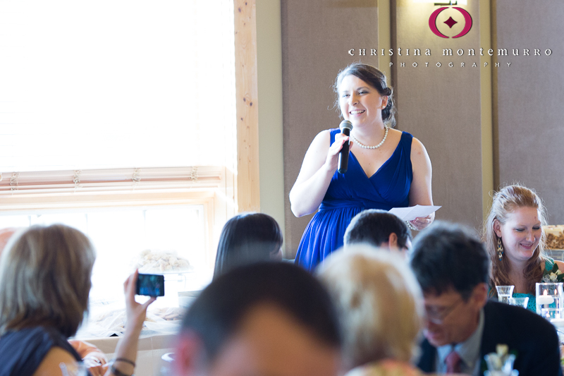 Beth Ben Blueberry Hill Park Pittsburgh Wedding Speeches