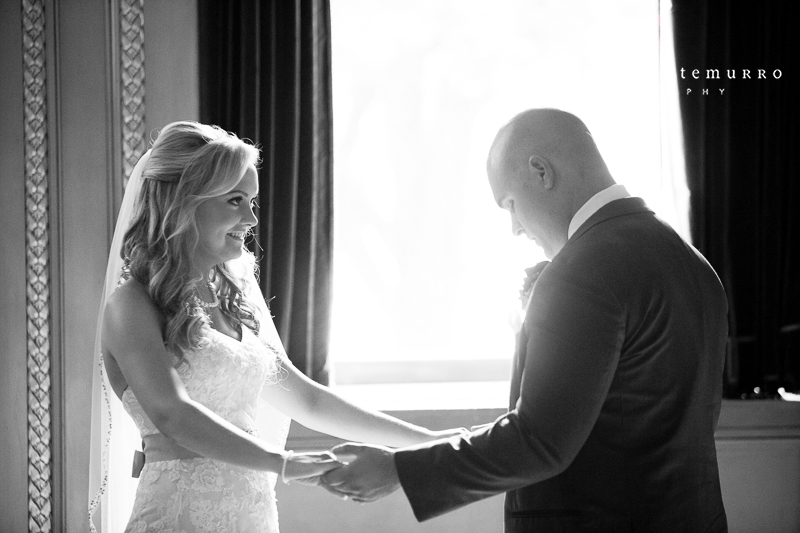 Carnegie Museum Wedding Pittsburgh - Founders Room First Look