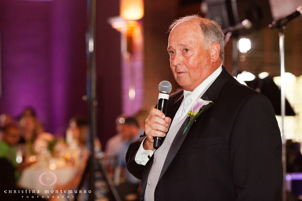 Speeches Rebekah Matt Edgewood Country Club Pittsburgh Wedding Photography