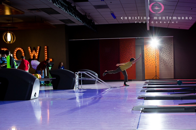 Pittsburgh Bar Mitzvah Photography Fun Fest Bowling