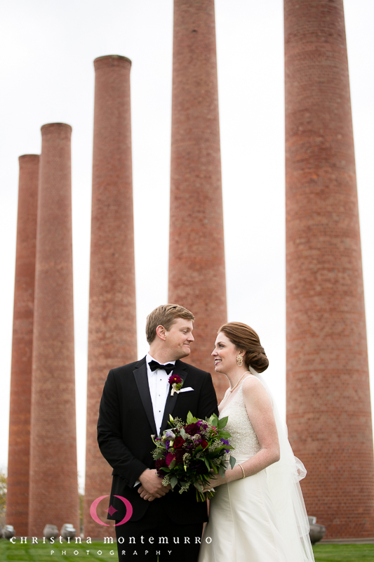 Waterfront Smokestacks Pittsburgh Wedding Photography-9