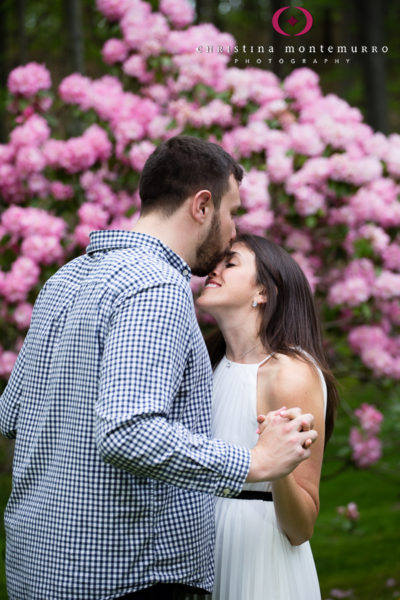 Pittsburgh Backyard Spring Engagement Photos