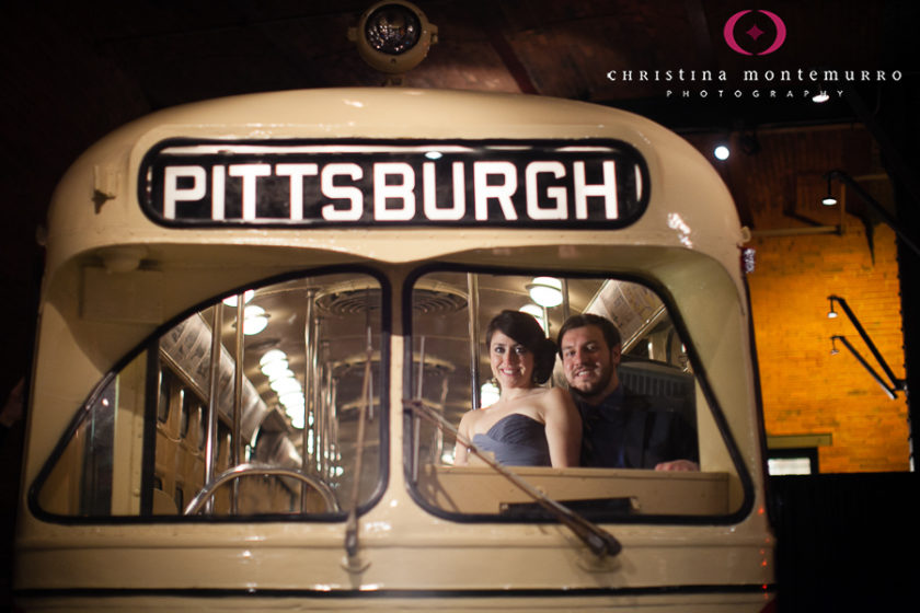 Heinz History Center Trolley Wedding Reception