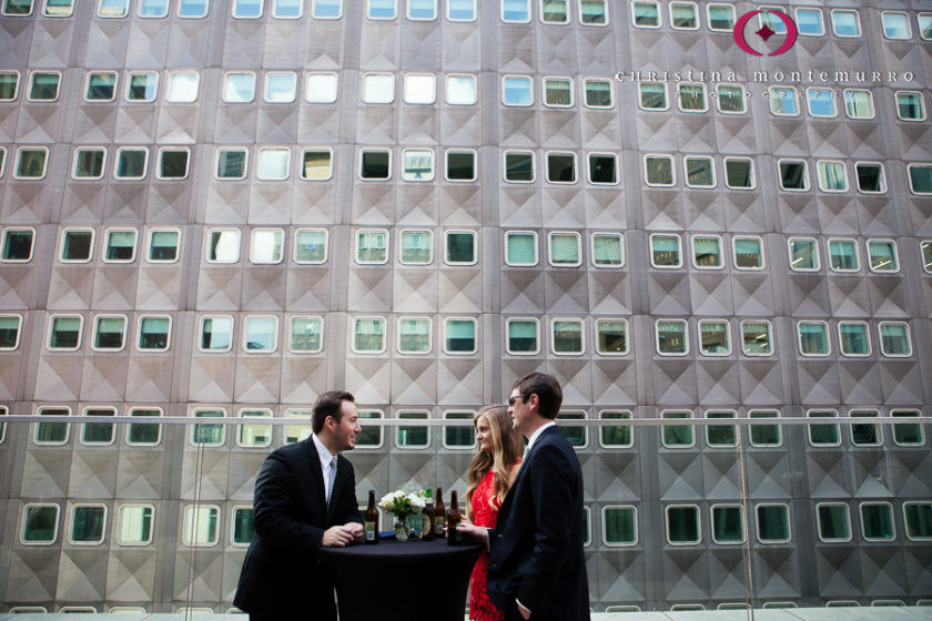 Kimpton Hotel Monaco Pittsburgh Wedding Photos Rooftop Cocktail Hour Outdoors