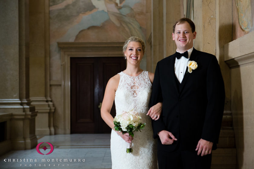 Pittsburgh Wedding Photographer Carnegie Museum Grand Staircase