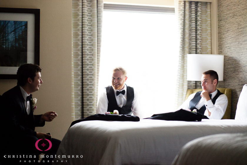 Pittsburgh Wedding Photographer Groomsmen Wyndham Oakland