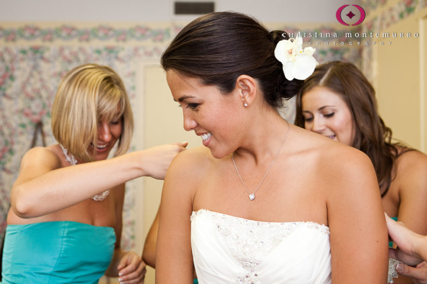 Pittsburgh Wedding Photographer Getting Ready without Window Light