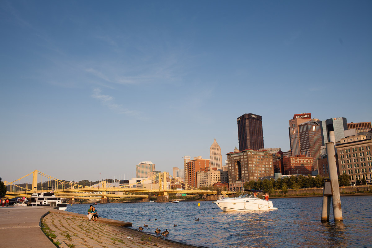 Christina Montemurro Engagement Portfolio - downtown pittsburgh