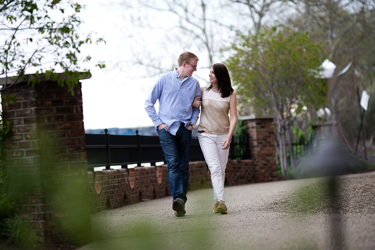 Christina Montemurro Engagement Portfolio - couple walking