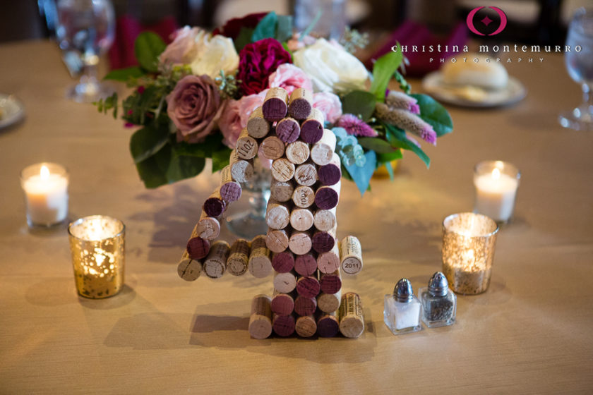 Wedding Reception DIY Table Number Corks