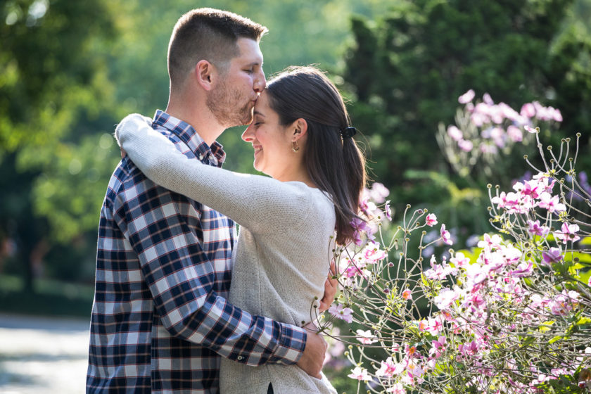 September engagement session in Mellon Park