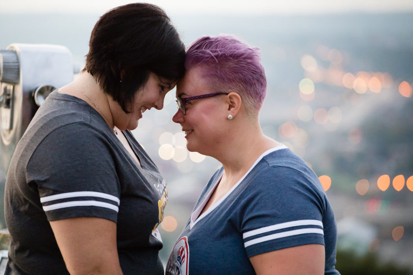 Mount Washington Same Sex Engagement Session