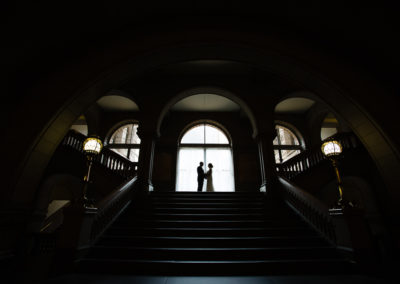 Missy & Tim’s Wedding, Part 1: Courthouse Wedding Ceremony & Downtown Pittsburgh Portraits