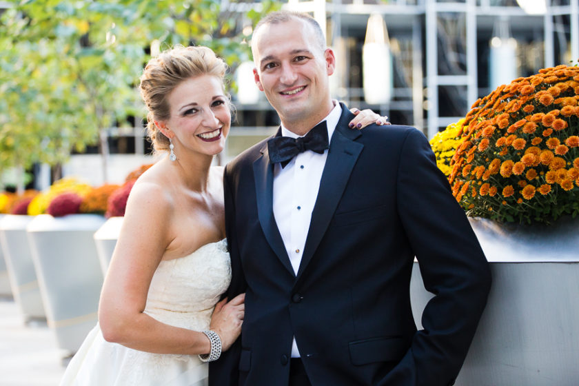 Bride and Groom - October Wedding - PPG Plaza