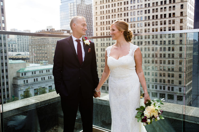 Kimpton Hotel Monaco Rooftop Wedding Photos