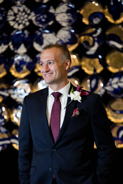 Tim Leech Wedding Portrait at Union Trust Building