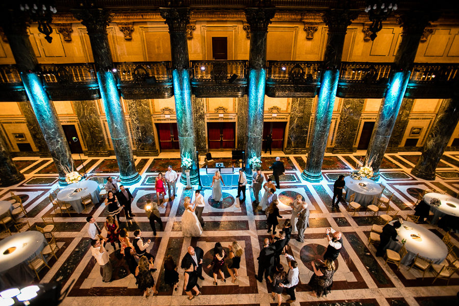 Last Dance at Carnegie Music Hall Foyer Wedding Reception DJ Eric Schiemer