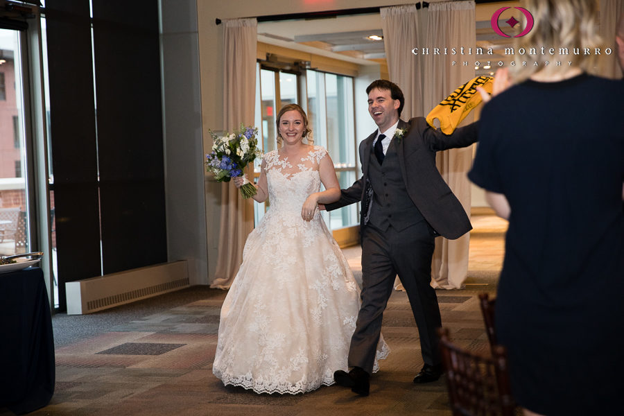 Bride and Groom Introduced into Wedding Reception