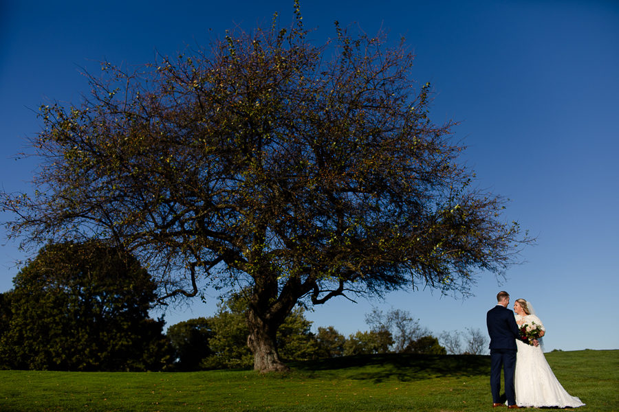 Bride and Groom at Shannopin Country Club