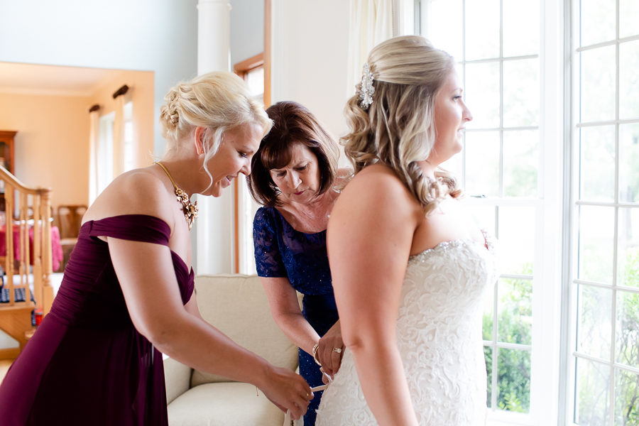 Bride Getting Ready