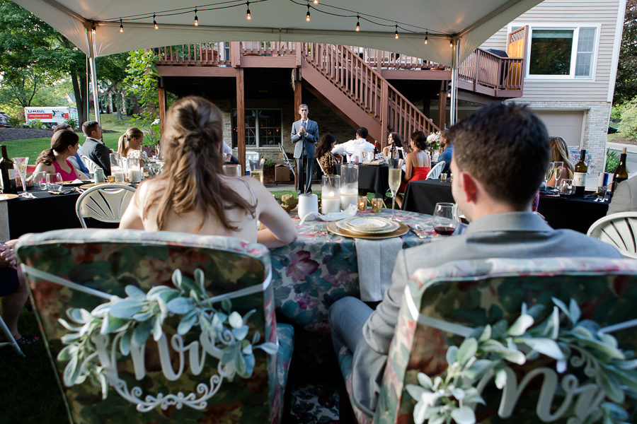 Father of the bride speech at backyard wedding