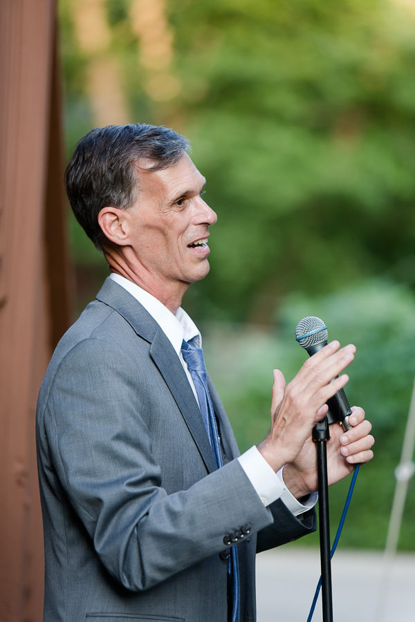 Father of the bride speech at backyard wedding